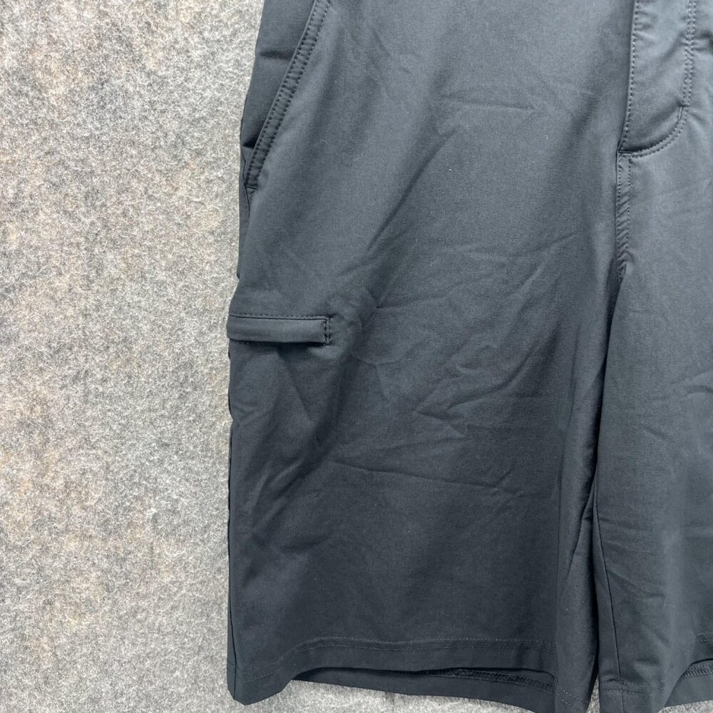Columbia Shorts Men 30 Adult Black Chino Flat Front Casual PFG Fishing Gear - Picture 4 of 14